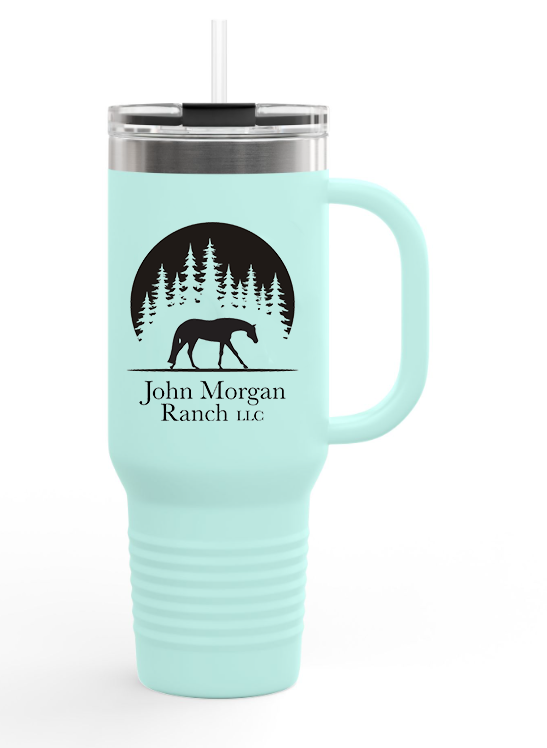 John Morgan Ranch 40 oz. Insulated Tumbler Stylish Matte Colors