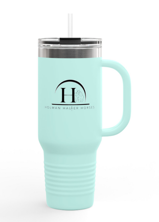Holman Halter Horses 40 oz. Insulated Tumbler Stylish Matte Colors