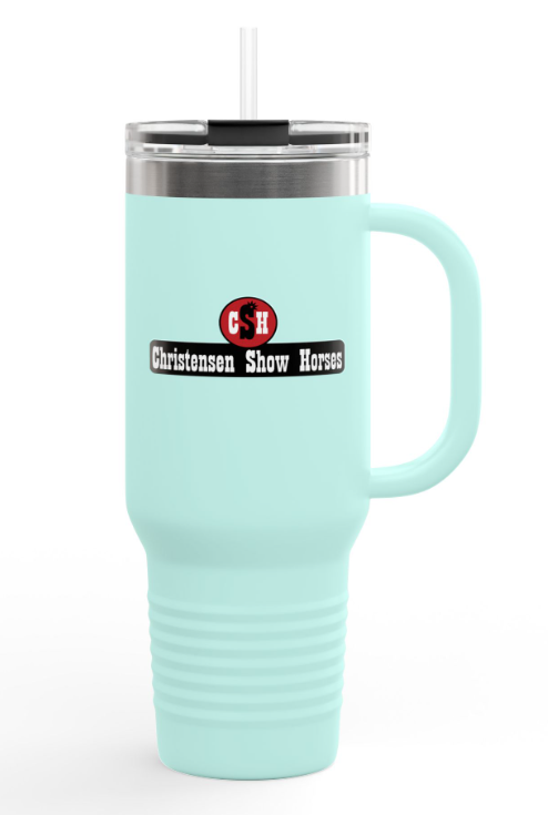 Christensen Show Horses 40 oz. Insulated Tumbler Stylish Matte Colors