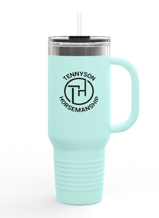 Tennyson Horsemanship 40 oz. Insulated Tumbler Stylish Matte Colors