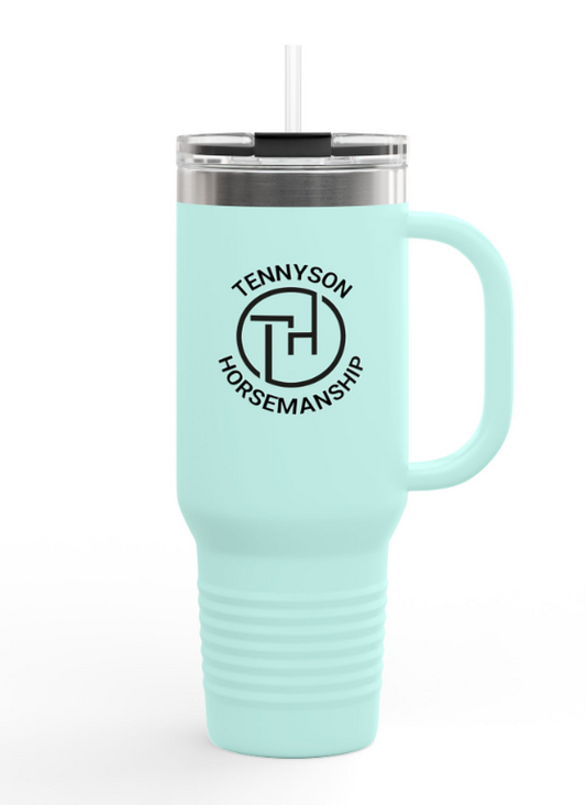 Tennyson Horsemanship 40 oz. Insulated Tumbler Stylish Matte Colors