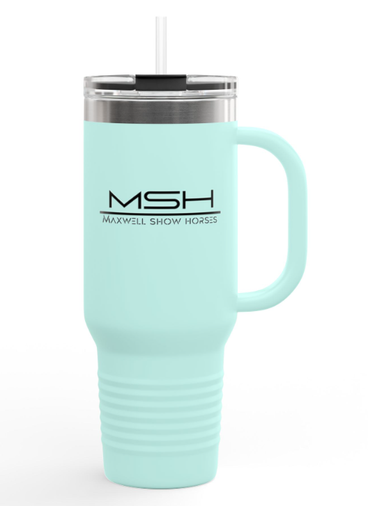 Maxwell Show Horses 40 oz. Insulated Tumbler Stylish Matte Colors