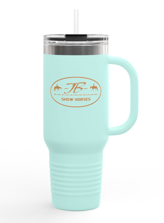 Justin Brown Show Horses 40 oz. Insulated Tumbler Stylish Matte Colors