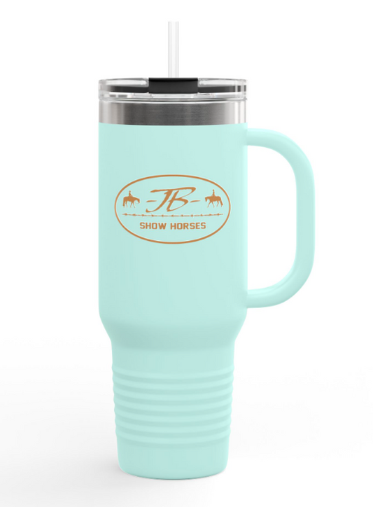 Justin Brown Show Horses 40 oz. Insulated Tumbler Stylish Matte Colors