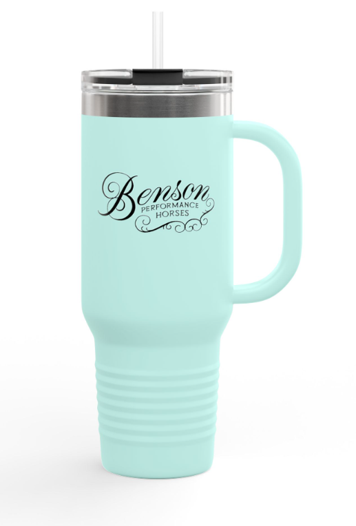 Benson Performance Horses 40 oz. Insulated Tumbler Stylish Matte Colors