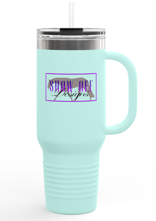 Show-Off Designs 40 oz. Insulated Tumbler Stylish Matte Colors