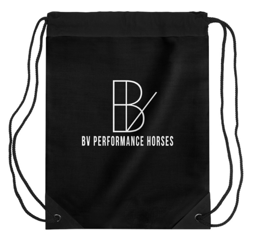 BV Performance Horses Drawstring Bag