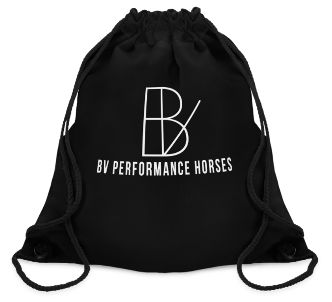 BV Performance Horses Drawstring Bag