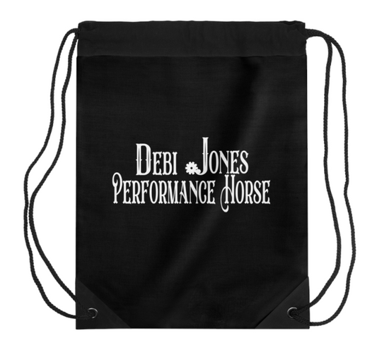 Debi Jones Performance Horses Drawstring Bag