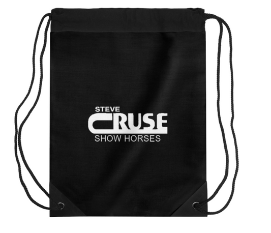 Steve Cruse Show Horses Drawstring Bag