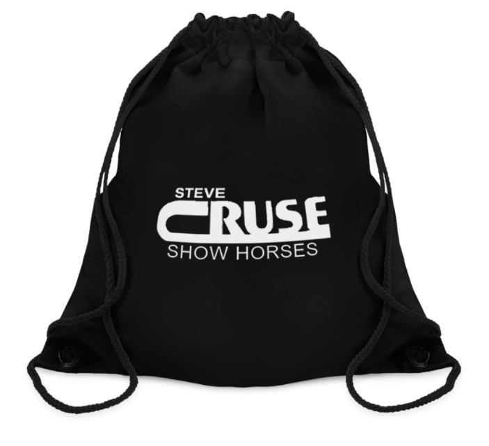 Steve Cruse Show Horses Drawstring Bag