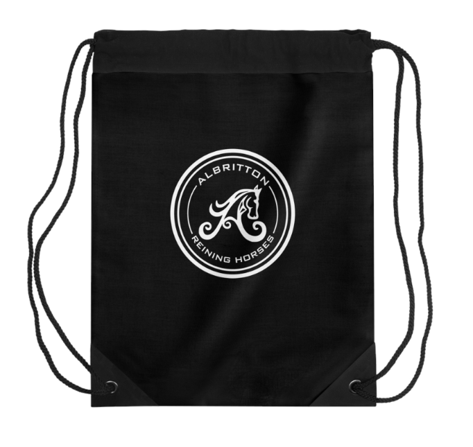 Albritton Reining Horses Drawstring Bag