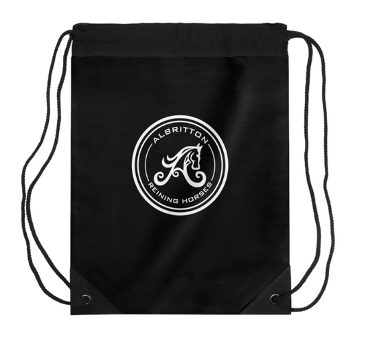 Albritton Reining Horses Drawstring Bag
