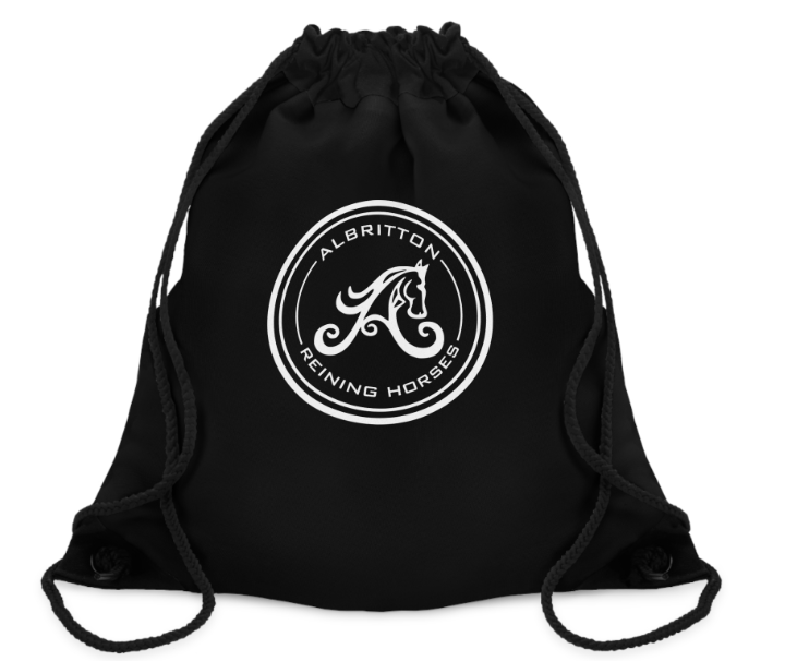 Albritton Reining Horses Drawstring Bag