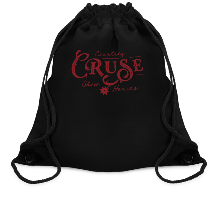 Courtney Cruse Show Horses Drawstring Bag