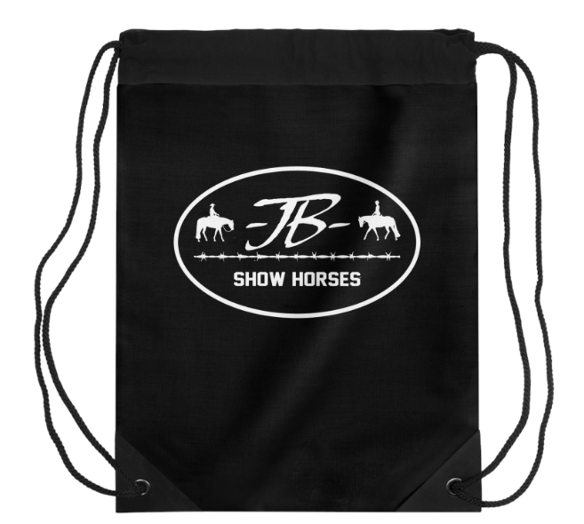 Justin Brown Show Horses Drawstring Bag