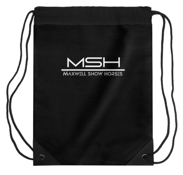 Maxwell Show Horses Drawstring Bag