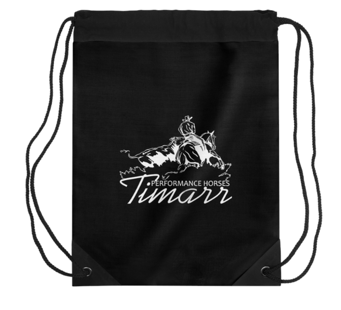 Timarr Performance Horses Drawstring Bag