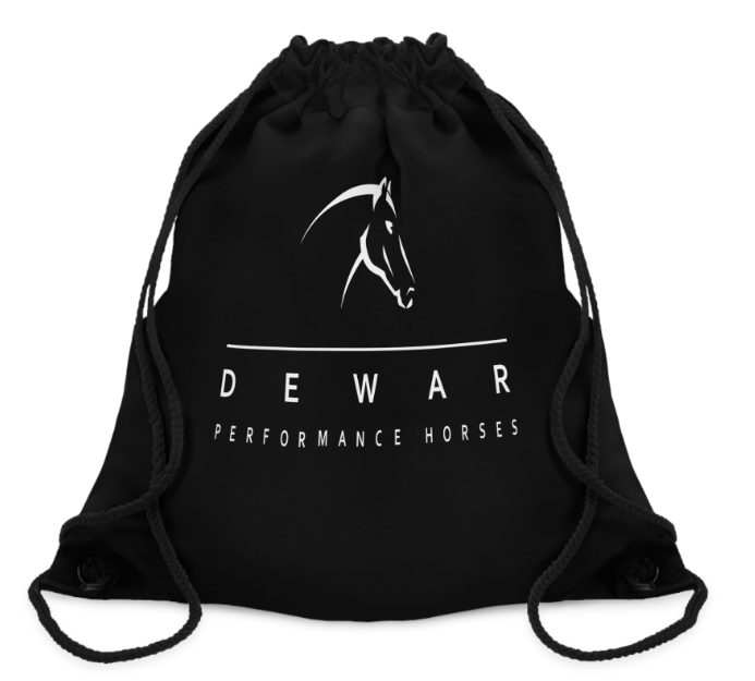 Dewar Performance Horses Drawstring Bag