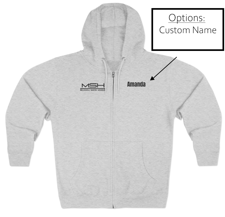 Maxwell Show Horses Zip Up Hoodie