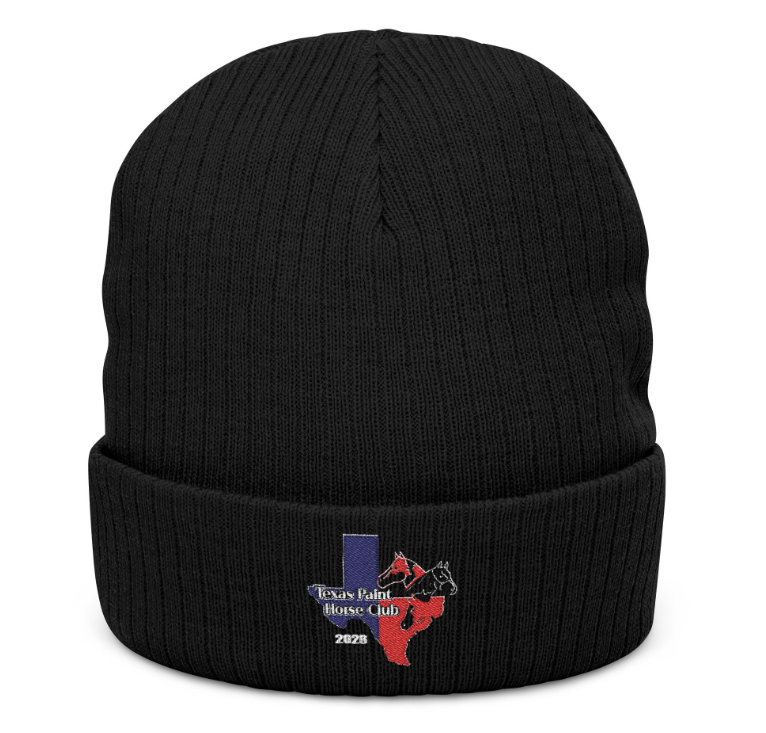 Texas Paint Horse Club Ribbed Knit Beanie
