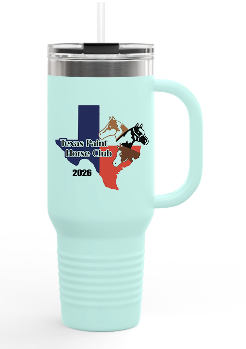Texas Paint Horse Club 40 oz. Insulated Tumbler Stylish Matte Colors