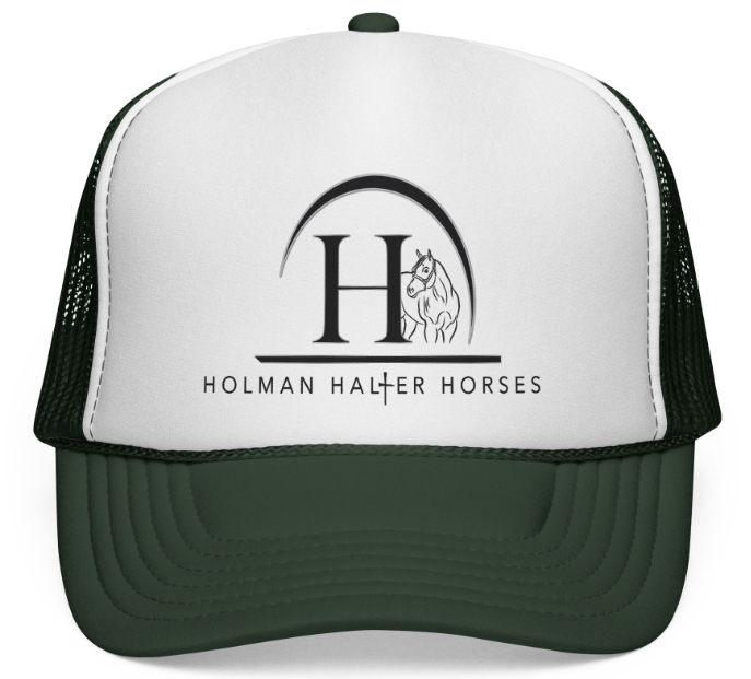 Holman Halter Horses Logo Trucker Cap