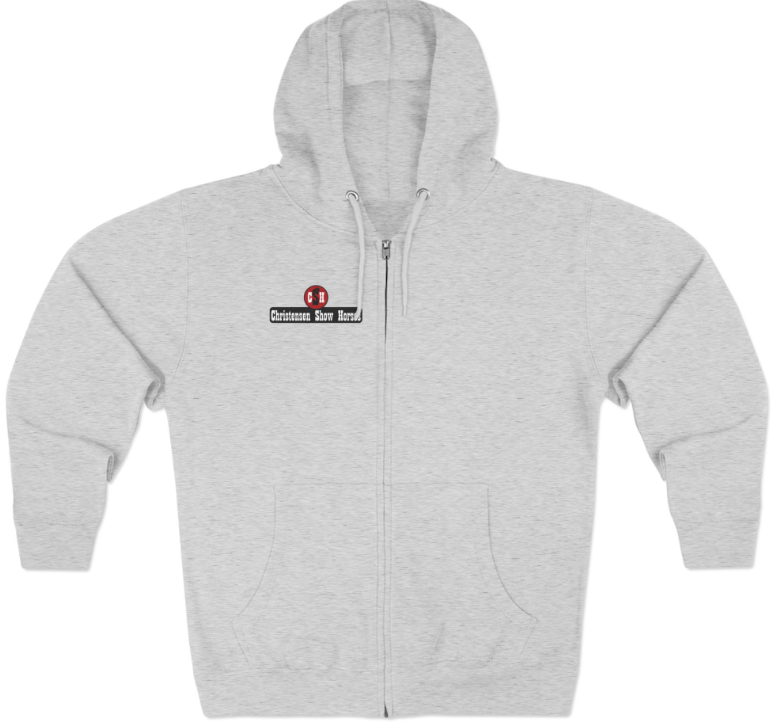 Christensen Show Horses Zip Up Hoodie
