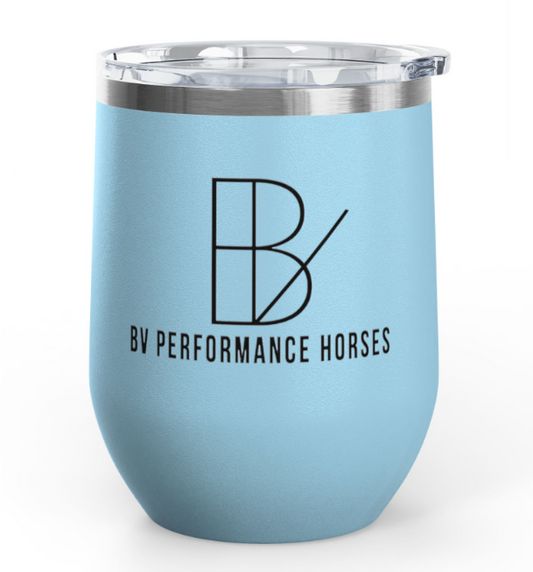 BV Performance Horses Wine Tumbler