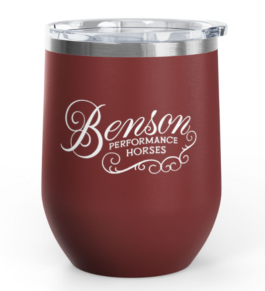 Benson Performance Horses Wine Tumbler