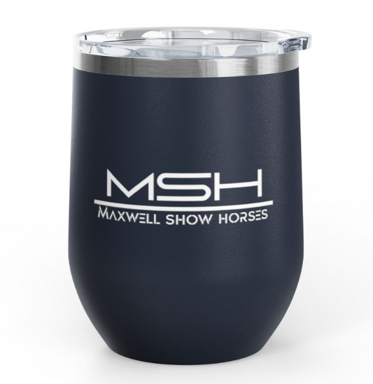 Maxwell Show Horses Wine Tumbler