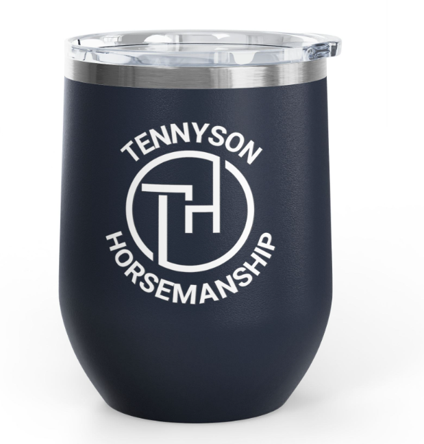 Tennyson Horsemanship Wine Tumbler