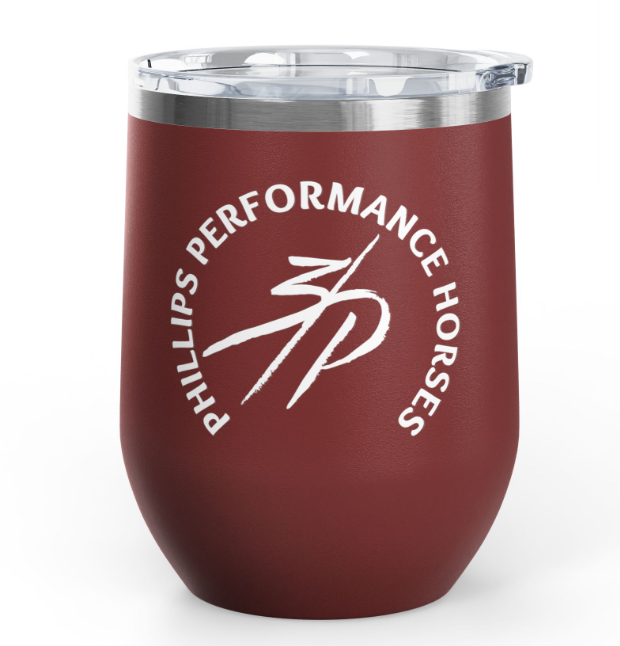 Phillips Performance Horses Wine Tumbler