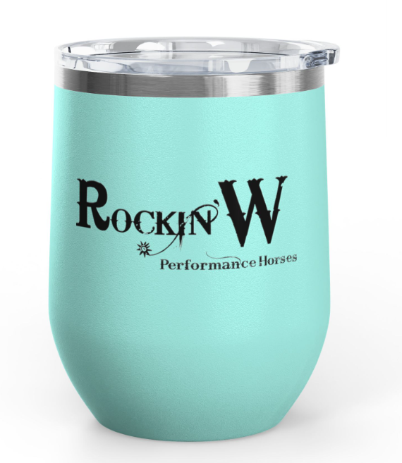 Rockin' W Performance Horses Wine Tumbler
