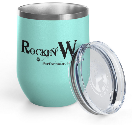 Rockin' W Performance Horses Wine Tumbler