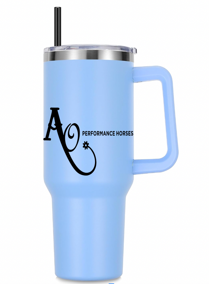 AO Performance Show Horses 40 oz. Insulated Tumbler Stylish Matte Colors