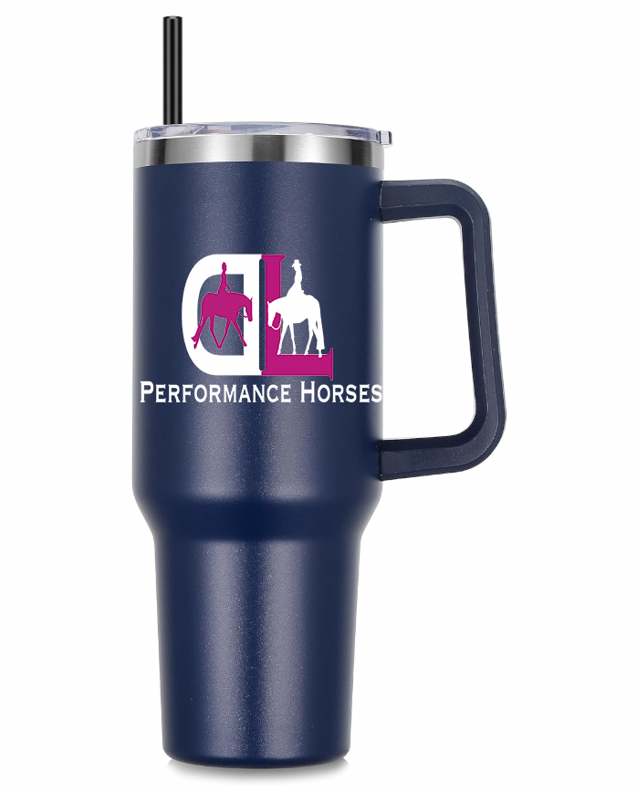 Dana Laing Performance Horses 40 oz. Insulated Tumbler Stylish Matte Colors