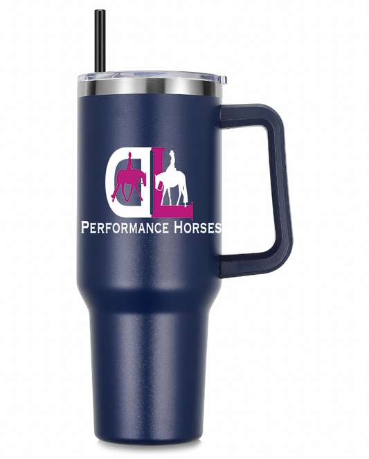 Dana Laing Performance Horses 40 oz. Insulated Tumbler Stylish Matte Colors