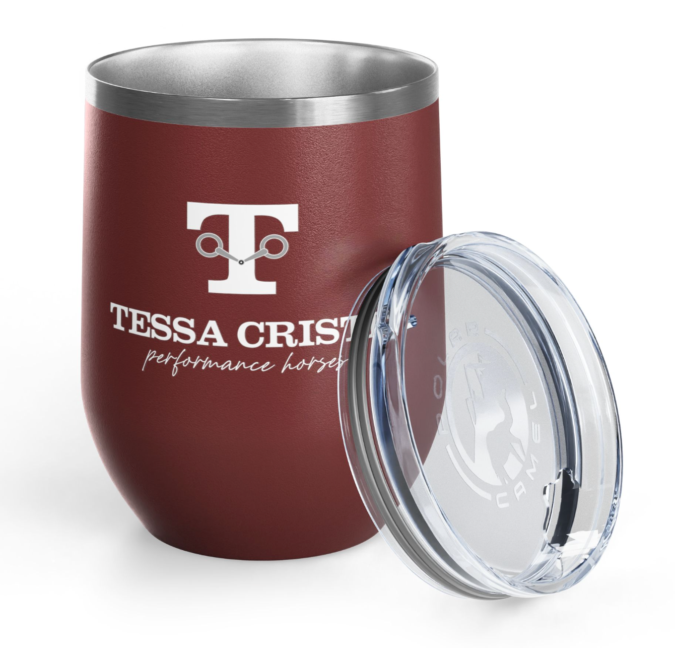 Tessa Criste Performance Horses Wine Tumbler