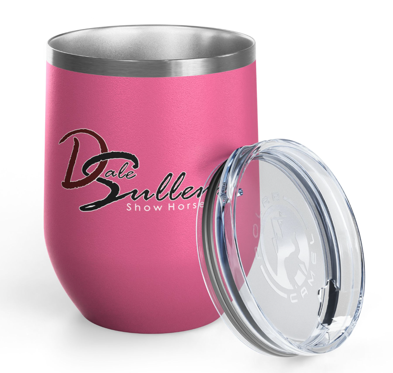 Dale Sullens Show Horses Wine Tumbler