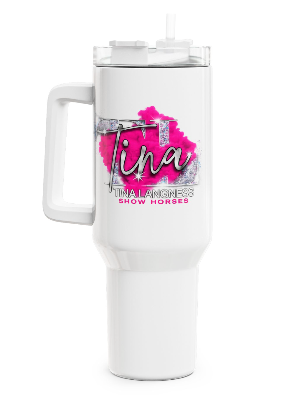 Tina Langness Show Horses Tumbler 20oz./40oz.