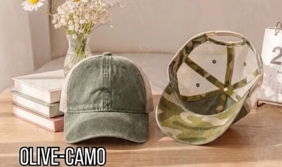 AO Performance Horses Women's Washed Mesh Decorative Hat