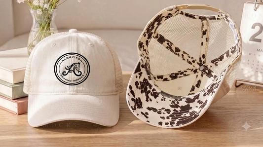 Albritton Reining Horses Women's Washed Mesh Decorative Hat