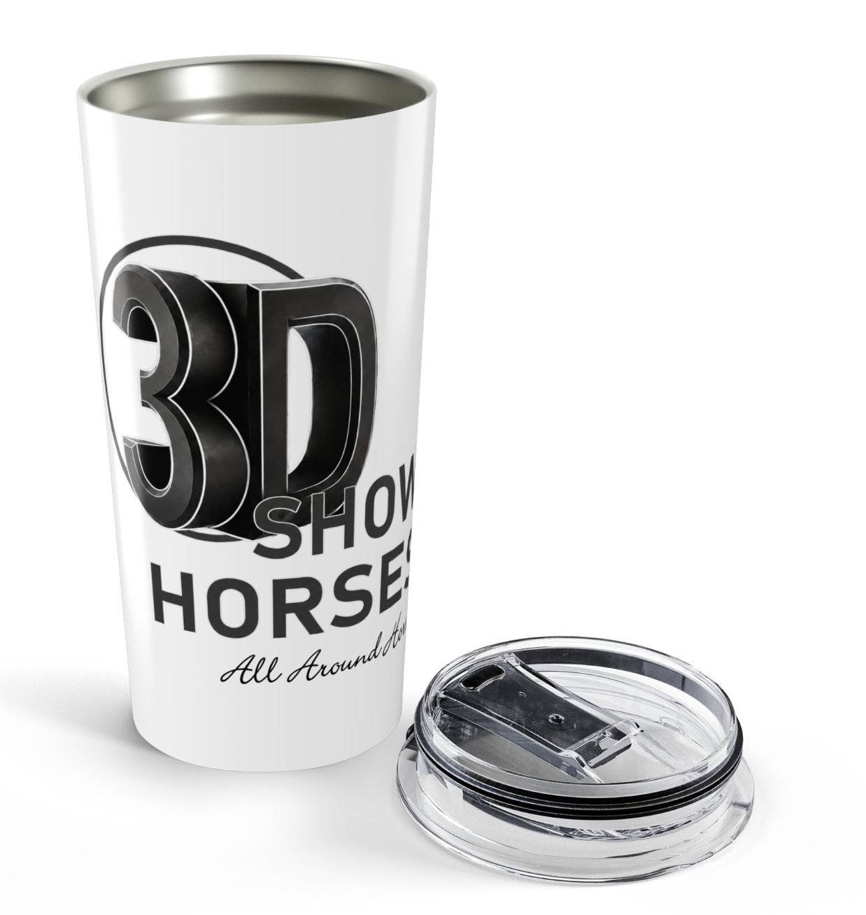 3D Show Horses Tumbler 20oz./40oz.
