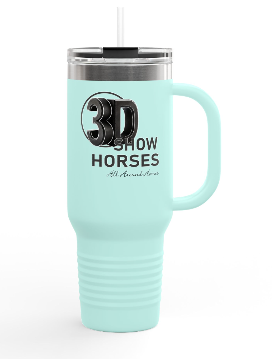 3D Show Horses 40 oz. Insulated Tumbler Stylish Matte Colors