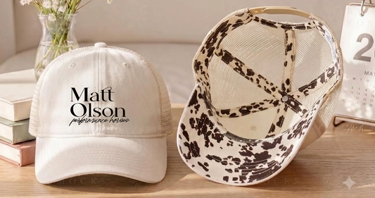 Matt Olson Performance Women's Washed Mesh Decorative Hat