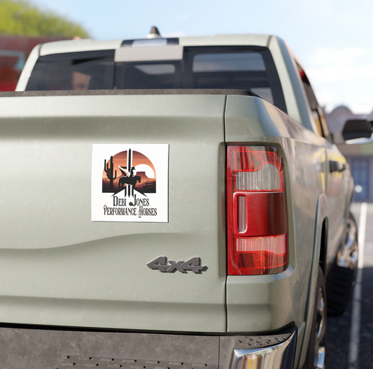 Debi Jones Performance Logo Car Magnet