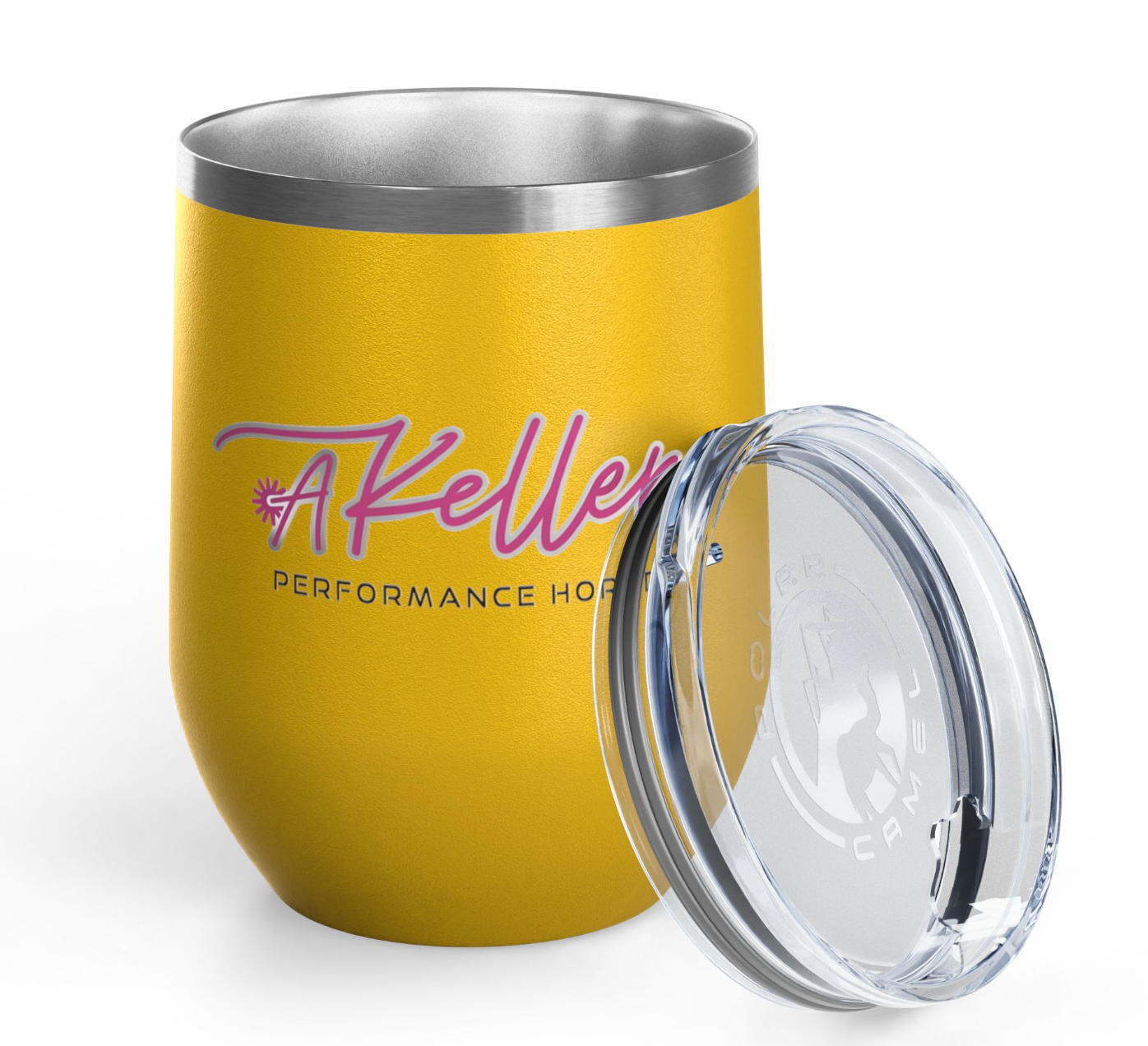 Akeller Performance Horses Wine Tumbler