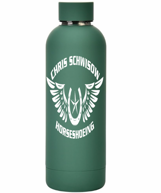 Chris Schwisow Horseshoeing 17 oz. Water bottle