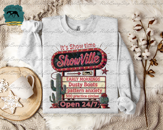 "Showville Open 24/7" Apparel